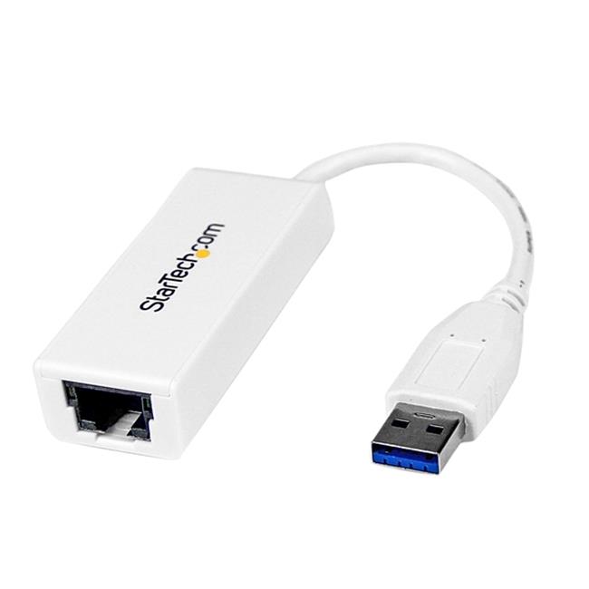 USB 3.0 to Ethernet Adapter - White USB 3.0 to Ethernet Adapter - White